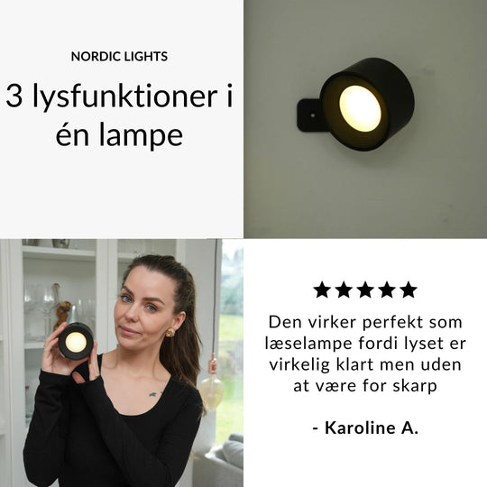 Nova - Trådløs Sengelampe